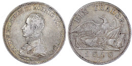 Taler 1818 D, Düsseldorf. Fast Vorzüglich, Min. Justiert. Jaeger 37. Thun 246 D. AKS 13. Olding 124. - Pièces De Monnaie D'or