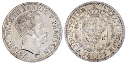 1/6 Taler 1823 A. Prägefrisch/fast Stempelglanz. Jaeger 58 A. AKS 26. - Pièces De Monnaie D'or