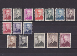 TURKEY 1948, Mi #1202-1216, CV €75, President Ismet Inönü, NG/MH/Used - Unused Stamps