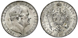 Vereinstaler 1860 A, Berlin. Gutes Vorzüglich, Min. Schrötlingsfehler Am Rand. Jaeger 84. AKS 78. Olding 316. - Pièces De Monnaie D'or