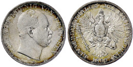 Vereinstaler 1869 B, Hannover. Fast Sehr Schön. Jaeger 96. Thun 270 B. AKS 99. - Goldmünzen