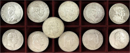 11 Versch. Taler: 1820 A, 1855 A, 1859 A, 1860 A, 1861 Krönung, 1861 Wilhelm I., 1866 Sieg, 1866 A, 1867 A, 1868 A, 1871 - Pièces De Monnaie D'or