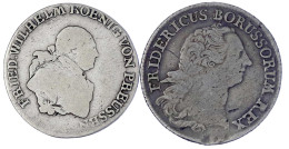 2 X 1/3 Taler: 1768 B Und 1789 E. Beide Schön/sehr Schön - Goldmünzen