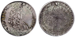 Reichstaler 1689, Clausthal. 29,08 G. Sehr Schön, Kl. Randfehler, Selten. Welter 1939. Davenport. 6640 D/F. - Pièces De Monnaie D'or