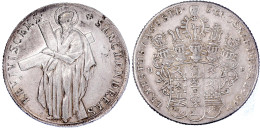 Ausbeutetaler 1691 HB (Heinrich Bonhorst), Clausthal. St. Andreas. 29,21 G. Vorzüglich, Kl. Schrötlingsfehler. Welter 19 - Gold Coins