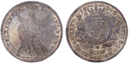Ausbeutetaler 1724 HCB (Heinrich Christian Bonhorst), Clausthal. St. Andreas. 29,10 G. Gutes Sehr Schön, Kl. Kratzer, Sc - Gold Coins