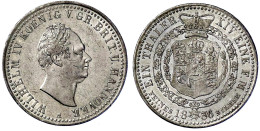 Taler 1836 A. Gutes Vorzüglich, Kl. Kratzer. Jaeger 52. Thun 154. AKS 64. - Pièces De Monnaie D'or