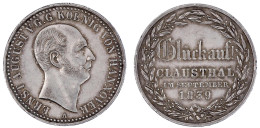 Ausbeutetaler 1839 A. GLÜCKAUF ! Clausthal Im September 1839. Gutes Sehr Schön, Kl. Randfehler, Schöne Tönung. Jaeger 65 - Gold Coins