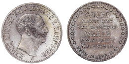 Taler 1843, Zur Vermählung Mit Marie, Herzogin Von Sachsen-Altenburg. Auflage: 1.010 Exemplare. Stempelglanz/Erstabschla - Gold Coins
