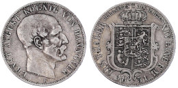 Ausbeutetaler 1851 B. Sehr Schön, Kl. Kratzer. Jaeger 81. Thun 169. AKS 134. Welter 3144. - Gold Coins