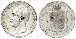 Ausbeutetaler 1855 B. Sehr Schön/vorzüglich, Kl. Randfehler. Jaeger 86. Thun 170. AKS 144a. - Pièces De Monnaie D'or