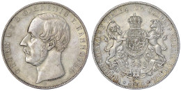 Vereinsdoppeltaler 1855 B. Gutes Sehr Schön. Jaeger 88. Thun 173. AKS 142. - Pièces De Monnaie D'or