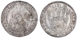 Reichstaler 1645 HS, Zellerfeld. Hüftbild Mit Helm Und Kommandostab. 29,02 G. Fast Stempelglanz, Prachtexemplar, Sehr Se - Goldmünzen