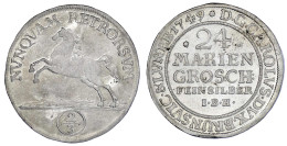 24 Mariengroschen (2/3 Taler) 1749 IBH, Zellerfeld. Springendes Ross. 13,02 G. Gutes Vorzüglich, Min. Gereinigt. Welter  - Gold Coins