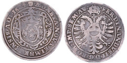Reichstaler 1624, Mit Titel Ferdinands II. Einbecker Wappen Im Schild. 28,73 G. Sehr Schön, Leichte Prägeschwäche, Schön - Goldmünzen