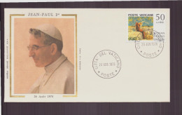 Vatican, Enveloppe Du 26 Août 1978 " Jean-Paul 1er " - Brieven En Documenten