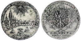 Konventionstaler 1772. Stadtansicht. 28,05 G. Fast Vorzüglich, Kl. Schrötlingsfehler Am Rand. Joseph/Fellner 877b. Daven - Monedas En Oro