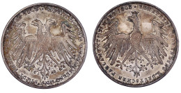 Gedenkdoppelgulden 1848. Constituirende Versammlung. Erstabschlag/Polierte Platte, Schöne Patina. Jaeger 45. Thun 134. A - Goldmünzen