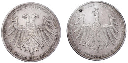 Gedenkdoppelgulden 1848. Constituirende Versammlung. Vorzüglich, Min. Randfehler. Jaeger 45. Thun 134. AKS 38. - Monedas En Oro