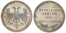 Gedenkdoppelgulden 1848. Erzherzog Johann Von Österreich. Fast Stempelglanz/Erstabschlag, Prachtexemplar, Selten In Dies - Goldmünzen