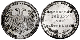 Gedenkdoppelgulden 1848. Erzherzog Johann Von Österreich. Vorzüglich/Stempelglanz, Winz. Kratzer. Jaeger 46. Thun 135. A - Gold Coins