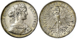 Vereinsdoppeltaler 1861. Sehr Schön/vorzüglich, Kl. Kratzer Und Randfehler. Jaeger 43. Thun 145. AKS 4. - Gold Coins