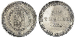 Taler 1834. Besseres Jahr. Sehr Schön, Min. Schrötlingsfehler. Jaeger 32. Thun 184. AKS 46. Kahnt 252. - Pièces De Monnaie D'or