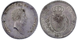 Konventionstaler 1809 L. Ohne L Unter Wappen. Fast Stempelglanz, Schrötlingsfehler, Schöne Tönung Ex. Der 319. Künker-Au - Gold Coins