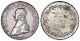 Silbermedaille 1833 Von Francke. Widmung Der Diözese Zur Genesung Des Erzbischofs. 42 Mm; 36,40 G. Vorzüglich, Randfehle - Pièces De Monnaie D'or