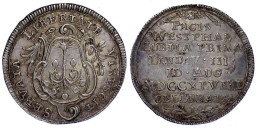 Silbermedaille 1748 Zur 100 Jf. Des Westf. Friedens. 18 Mm; 1,72 G. Vorzüglich/Stempelglanz. Nau 24. - Pièces De Monnaie D'or