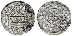 Pfennig 955/976. NAPPA CIVITAS. Letternkirche Mit VVL/+HENRICVS DV. Kreuz, In Den Winkeln Ringel, Kugel, Kugel, Punkt. 1 - Pièces De Monnaie D'or