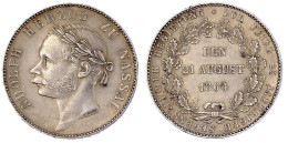 Vereinstaler 1864, Regierungsjubiläum. Vorzüglich. Jaeger 63. Thun 238. AKS 77. - Goldmünzen