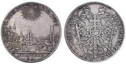 Konventionstaler 1765 S.R. Titel Joseph II. Stadtansicht/Adler Mit Reichsapfel Auf Brust. Mit Laubrand. 27,97 G. Gutes S - Goldmünzen