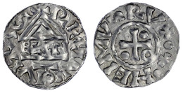 Pfennig 955/976. REGINI CIVITAS. Letternkirche Mit ELLN/+HEIMVS RVX. Kreuz, In Den Winkeln Ringel, Zwei Kugeln, Leerfeld - Goldmünzen