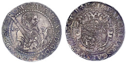 1/2 Reichstaler 1577 HB, Dresden. Gutes Sehr Schön, Schöne Patina, Sehr Selten. Slg. Merseburger -. Kohl 35. Keilitz/Kah - Pièces De Monnaie D'or