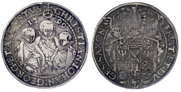 Reichstaler 1599 HB, Dresden. 28,70 G. Sehr Schön, Randfehler. Schnee 754. Davenport. 9820. - Gold Coins