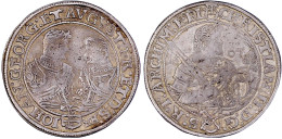 1/2 Taler 1607, Dresden. 14,57 G. Sehr Schön, Schleifspur Am Rand. Kohl 102. - Goldmünzen