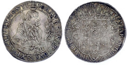 Reichstaler 1652 CR, Dresden. 28,93 G. Gutes Vorzüglich, Kl. Kratzer, Schöne Patina. Schnee 879. Davenport. 7612. - Goldmünzen