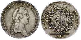 Konventionstaler 1781 IEC, Dresden. Sehr Schön, Kl. Randfehler. Buck 159b. Schnee 1079. Davenport. 2695. - Pièces De Monnaie D'or