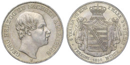 Doppeltaler 1852 F. Gutes Vorzüglich, Etwas Berieben. Jaeger 112. Thun 355. AKS 58. - Gold Coins