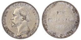 Vereinstaler 1869 B. Auf Das 25. Regierungsjubiläum. Gutes Vorzüglich Von Polierten Stempeln, Kl. Kratzer. Jaeger 298. T - Pièces De Monnaie D'or