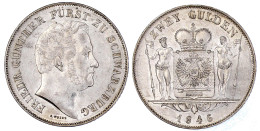 Doppelgulden 1846. Auflage Nur 500 Ex. Vorzüglich, Kl. Kratzer, Sehr Selten. Jaeger 48. Thun 393. AKS 19. - Pièces De Monnaie D'or