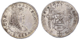 2/3 Taler (Gulden) 1678, Keula. Vorzügliches Prachtexemplar, Leichte Prägeschwäche, Selten In Dieser Erhaltung. Davenpor - Pièces De Monnaie D'or