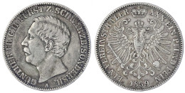 Vereinstaler 1859 A. Sehr Schön. Jaeger 75. Thun 400. AKS 38. - Pièces De Monnaie D'or