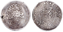 Reichstaler 1647. Älteres Großes Brustbild Im Harnisch Mit Spitzenkragen Fast V. V./gekröntes, Quadriertes Wappen In Ein - Gold Coins