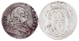 2 Verschiedene 1/6 Taler 1758. Bustb. Und Monogramm. Sehr Schön, Schrötlingsfehler Und Vorzüglich, Prägeschwäche. Klein/ - Pièces De Monnaie D'or