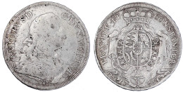 2/3 Reichstaler 1759. Schön/sehr Schön, Sehr Selten Nur In Diesem Jahr Ausgeführte Prägung Für Auslandszahlungen Während - Monedas En Oro