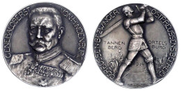Silbermedaille 1914 V. Loewenthal, A.d. Schlachten Bei Tannenberg Und Ortelsburg. Unif. Brb. Hindenburg V.v./Ritter Holt - Andere & Zonder Classificatie