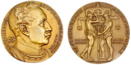 Große Bronzemedaille 1913. Zum 25 Jähr. Reg.-Jub. Kaiser Wilhelm II. 80 Mm, 150,48 G. Gutes Vorzüglich, Selten. Kienast  - Andere & Zonder Classificatie