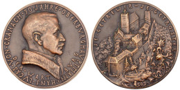 Große Bronzemedaille 1924 Oberburghauptmann Hans Lucas Von Cranach/Wartburg. 99 Mm, 313,43 G. Vorzüglich, Selten. Kienas - Sonstige & Ohne Zuordnung